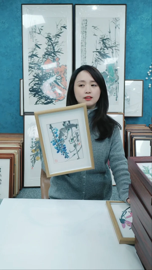 【闪购商品】国画10寸本土老师木质摆台