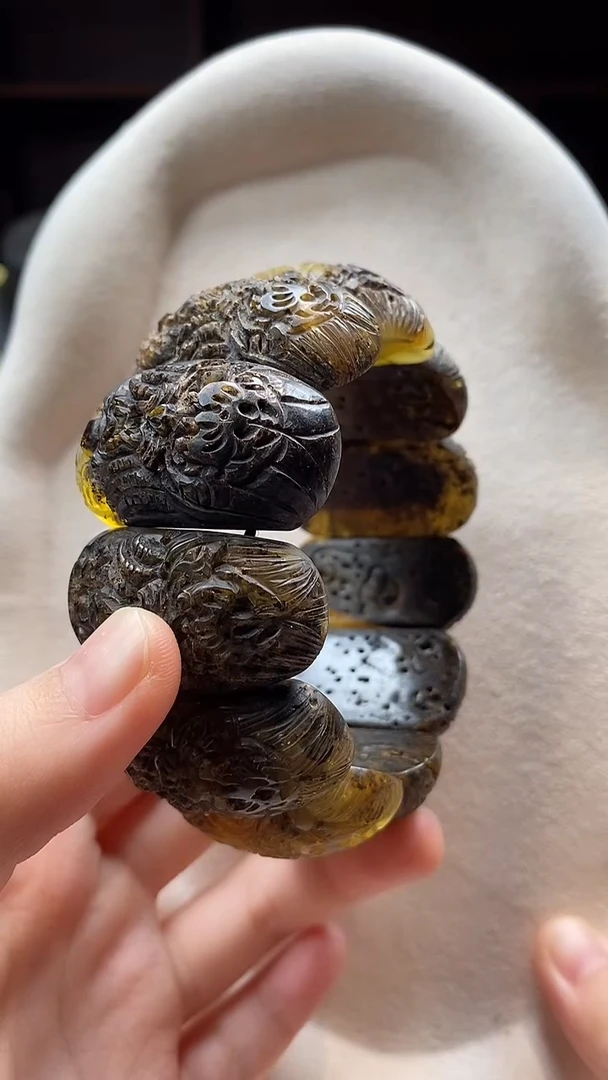 手链琥珀未镶嵌手牌