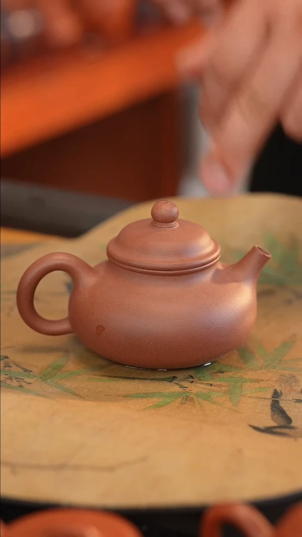 茶壶紫砂原矿手工制作200cc