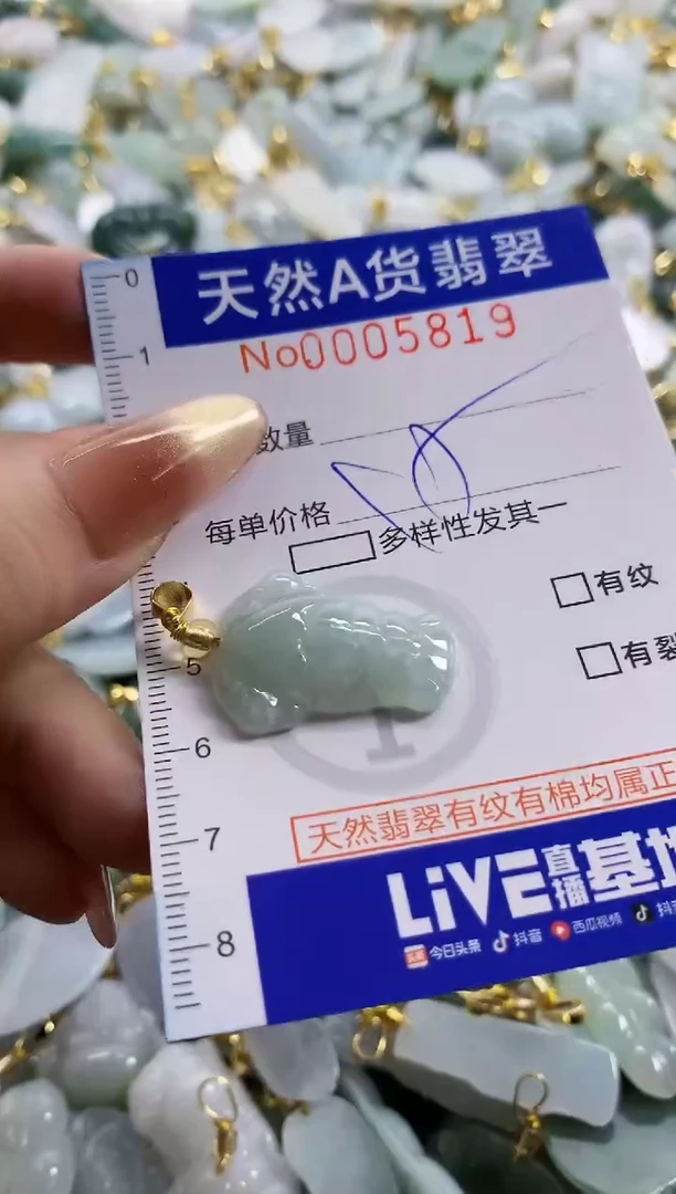 颈饰未镶嵌翡翠天然A货翡翠