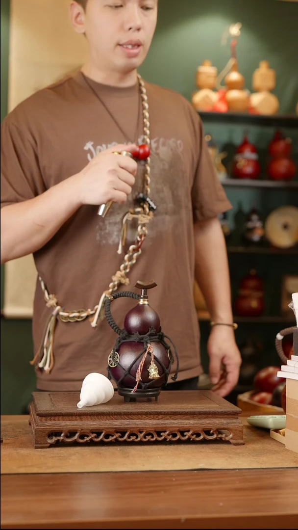 15号精品天然大漆酒葫芦一物一拍~