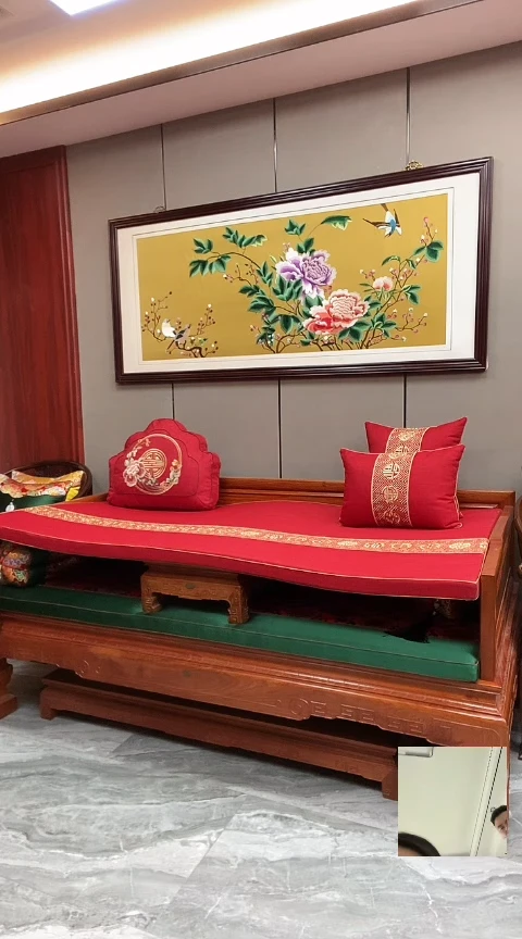 整套定制麻布红色