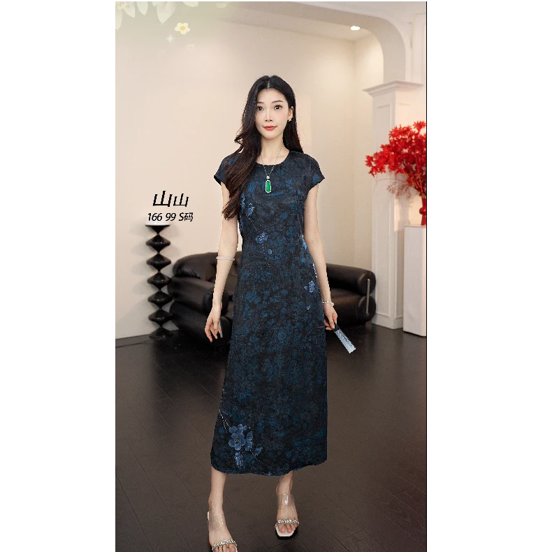 IONOYG194连衣裙25年夏季新款修身显瘦气质禁机洗