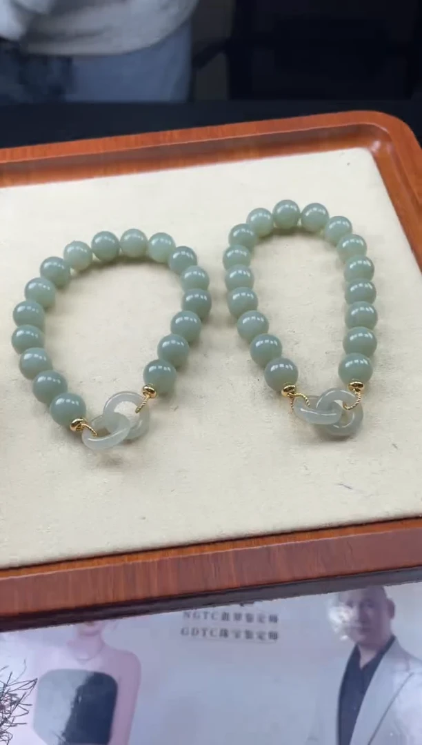 【闪购商品】和田玉手串未镶嵌-21HDJT0128421多样性发其一