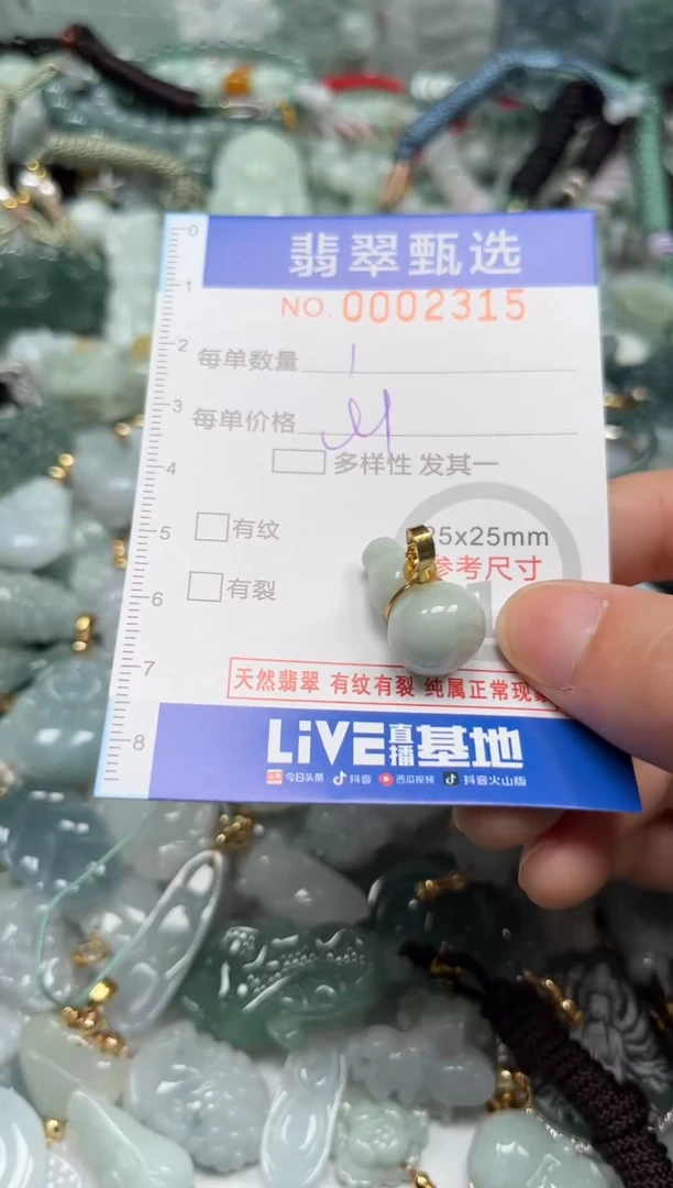 【闪购商品】翡翠颈饰未镶嵌00..2315