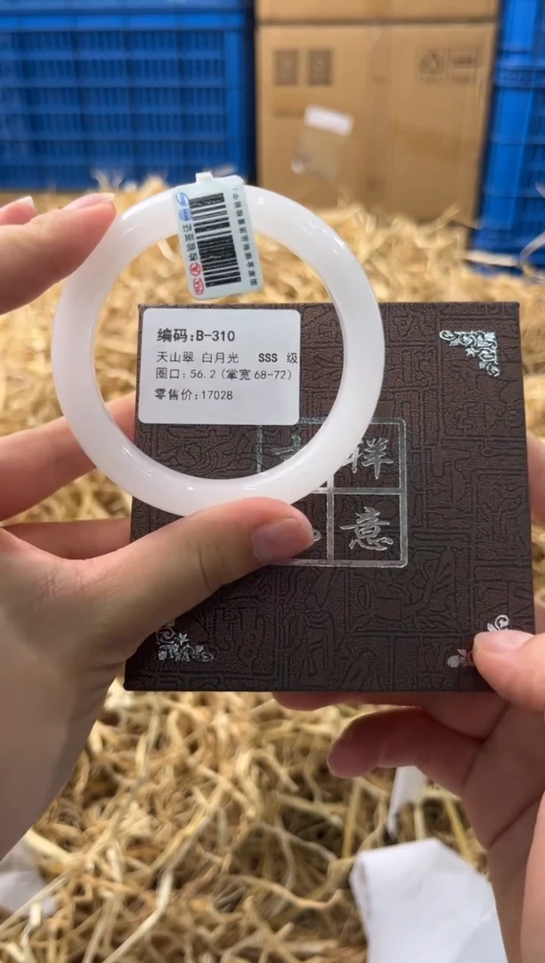 未镶嵌手镯石英质玉B-310