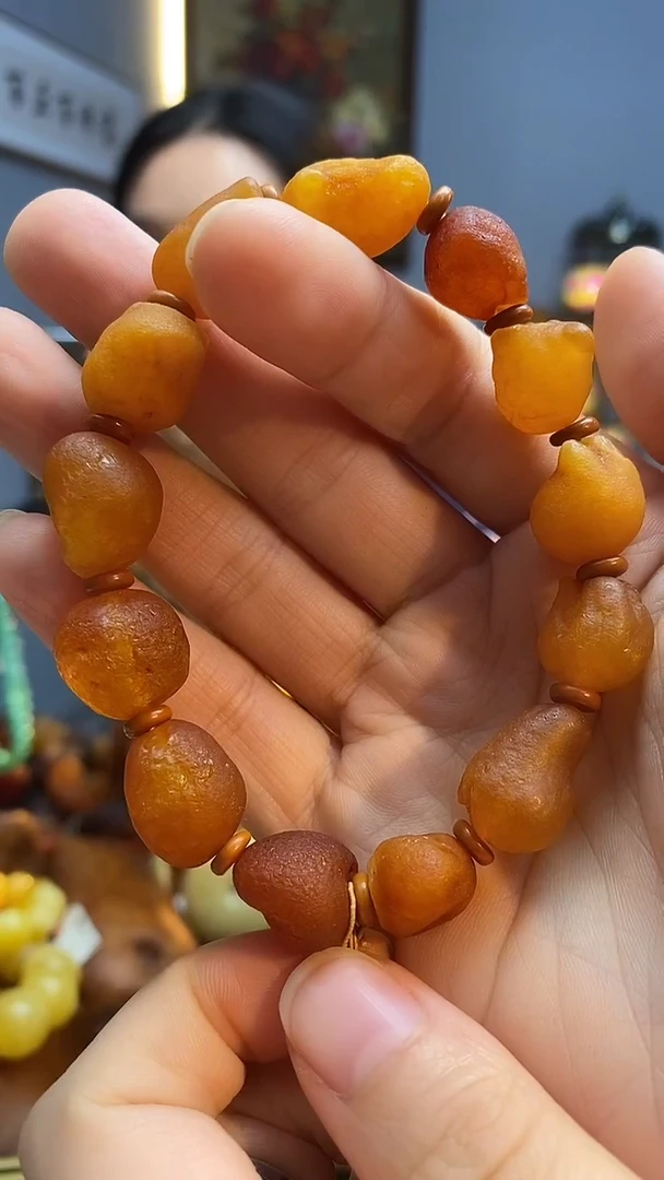 手链琥珀未镶嵌手串