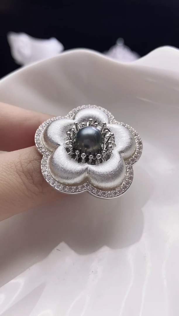 未镶嵌胸针海水珍珠大溪地珍珠胸针