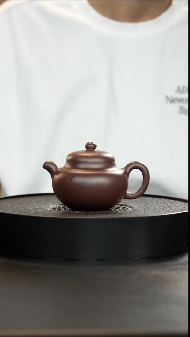 茶壶紫砂四号井老快底槽青柿圆大漏