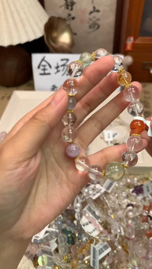 水晶手链未镶嵌386手串