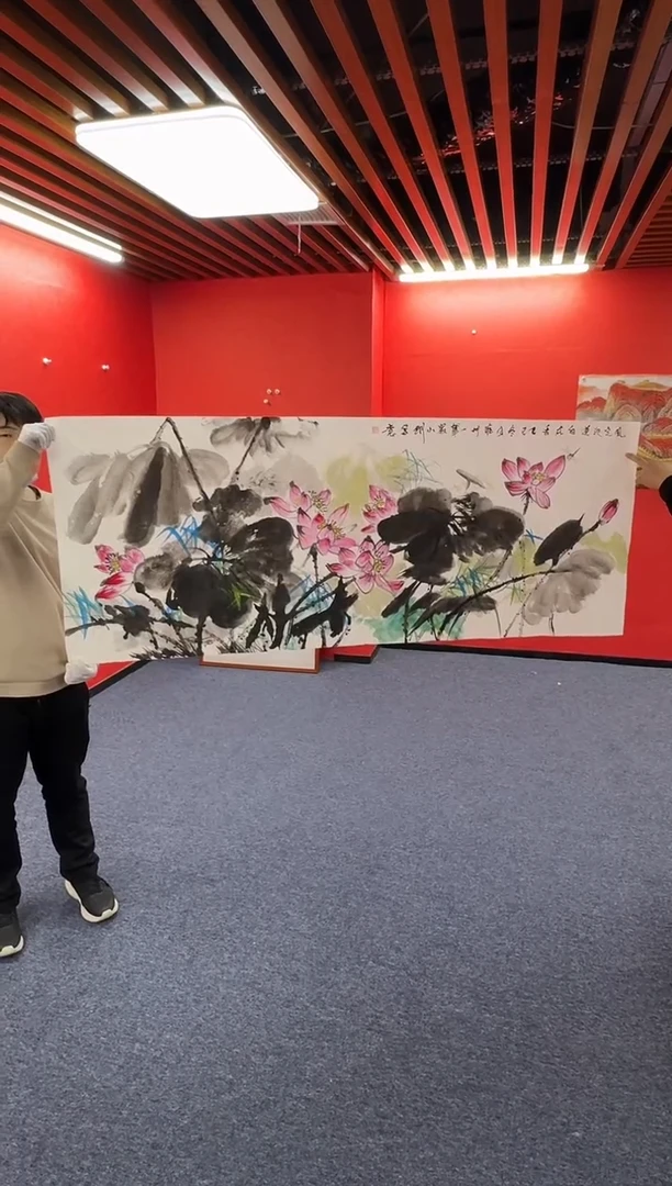 国画严小刚老师小六尺整张精品