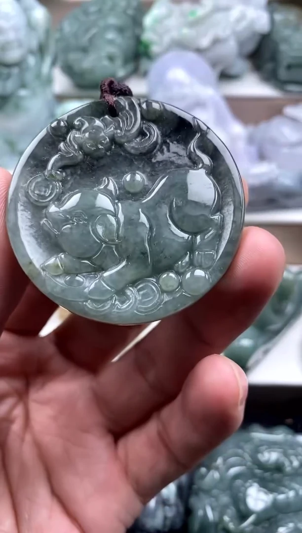 吊坠(不含链)未镶嵌翡翠1