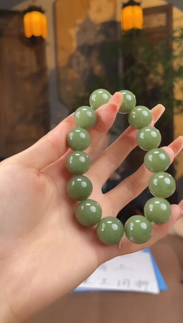 和田玉未镶嵌颈饰S349