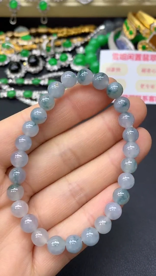 未镶嵌手链翡翠35-中国好珍宝