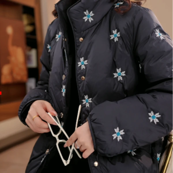 刘七七-2025白鸭绒时尚羽绒服外套女W55Q38708