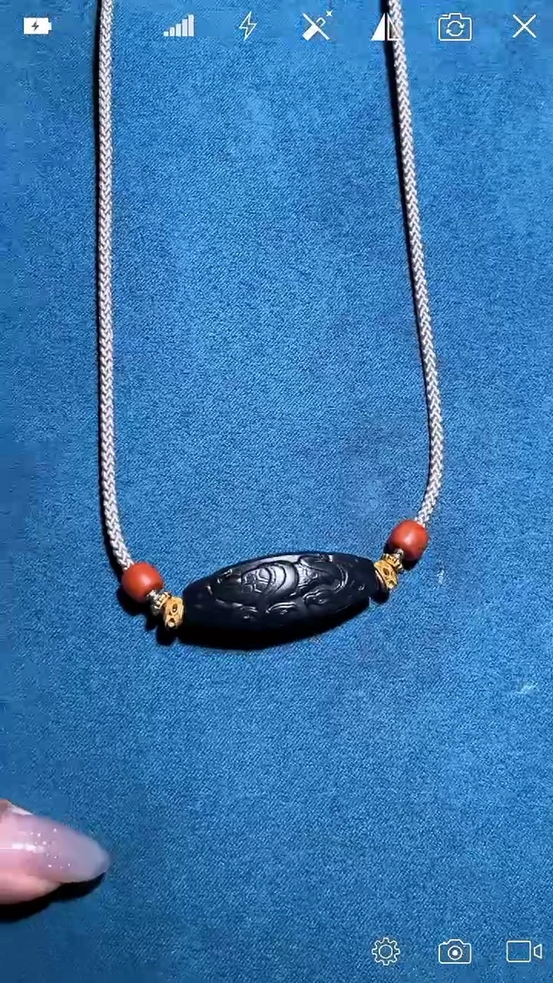 定制和田玉CC四灵勒子 锁骨坠