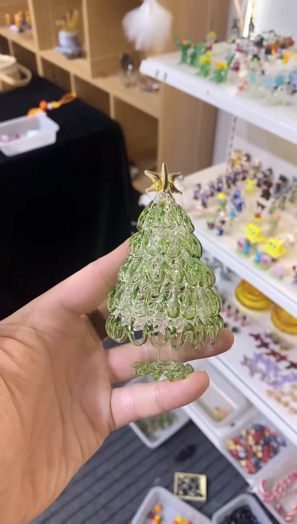 手工艺品琉璃圣诞树