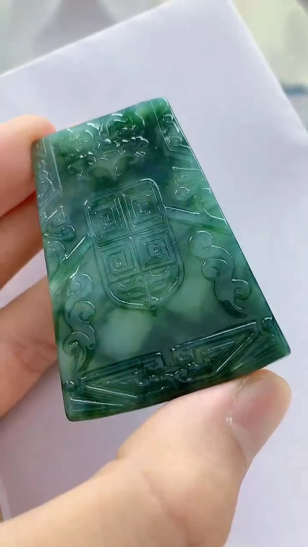 未镶嵌定制翡翠4898bb-毛货挂件65