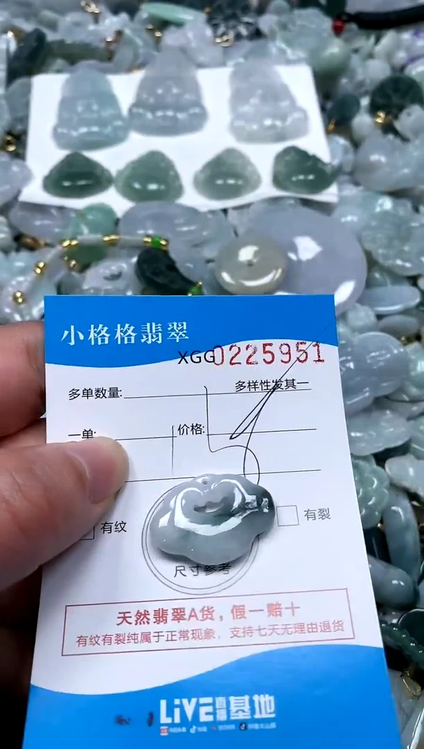 【闪购商品】翡翠颈饰未镶嵌闪购商品0225951