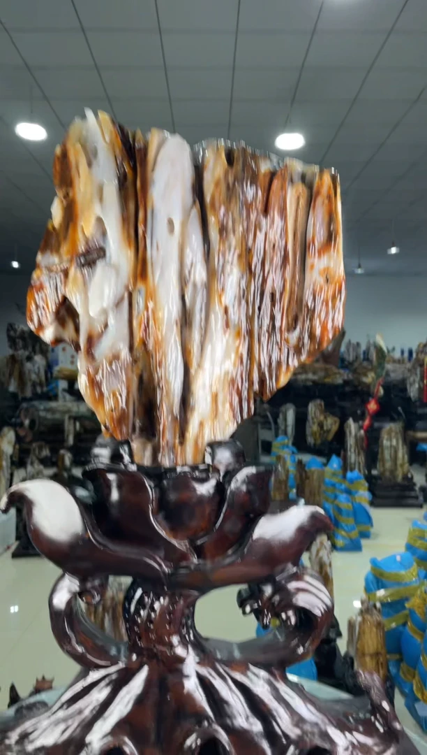 【闪购商品】硅化玉摆件未镶嵌74