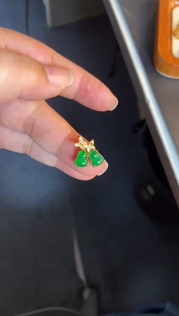 吊坠(不含链)银S925镶嵌翡翠1