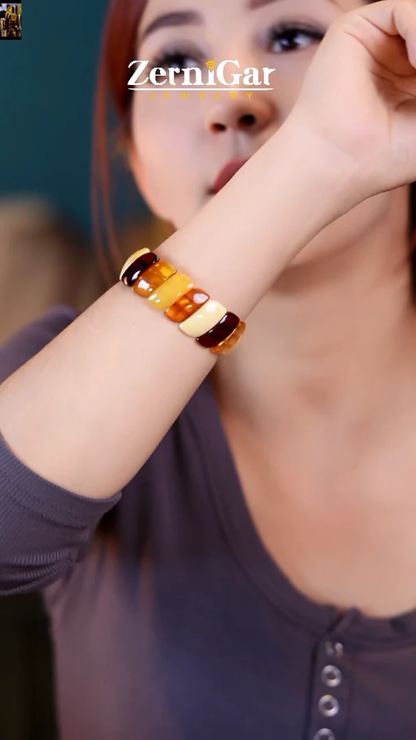 【闪购商品】琥珀颈饰未镶嵌天然琥珀手链