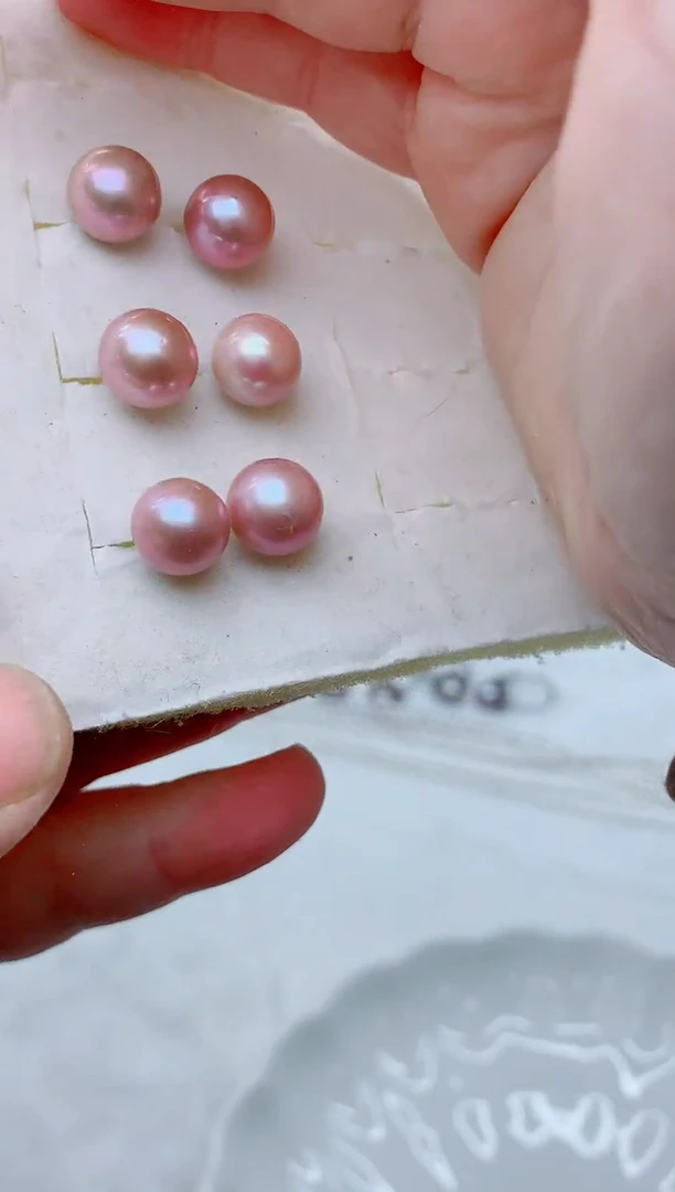 未镶嵌耳饰淡水珍珠多样性发其一【非无瑕】