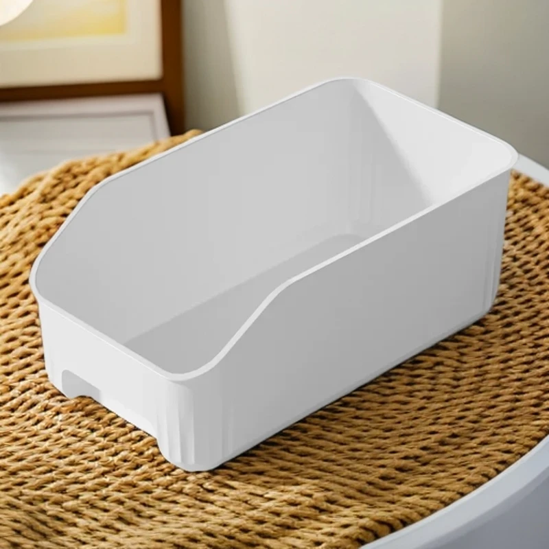 客厅纯白收纳成人日式橱柜收纳筐长方形盒子储物盒收纳盒