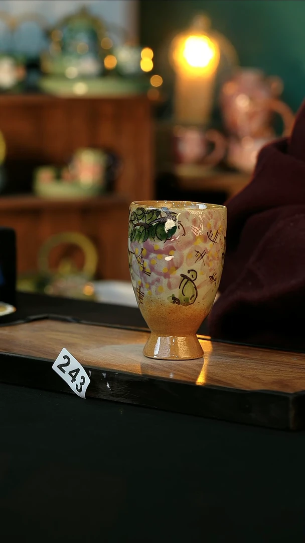 【闪购商品】杯手绘心瓷陶瓷浮力