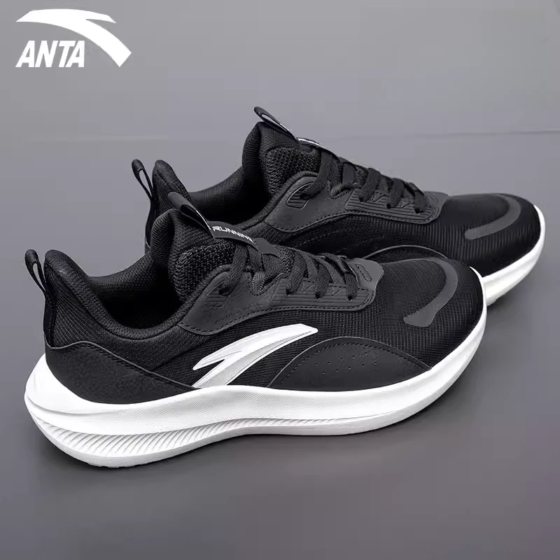 安踏运动鞋男士减震跑步鞋官方正品轻便舒适网面透气耐磨休闲鞋子