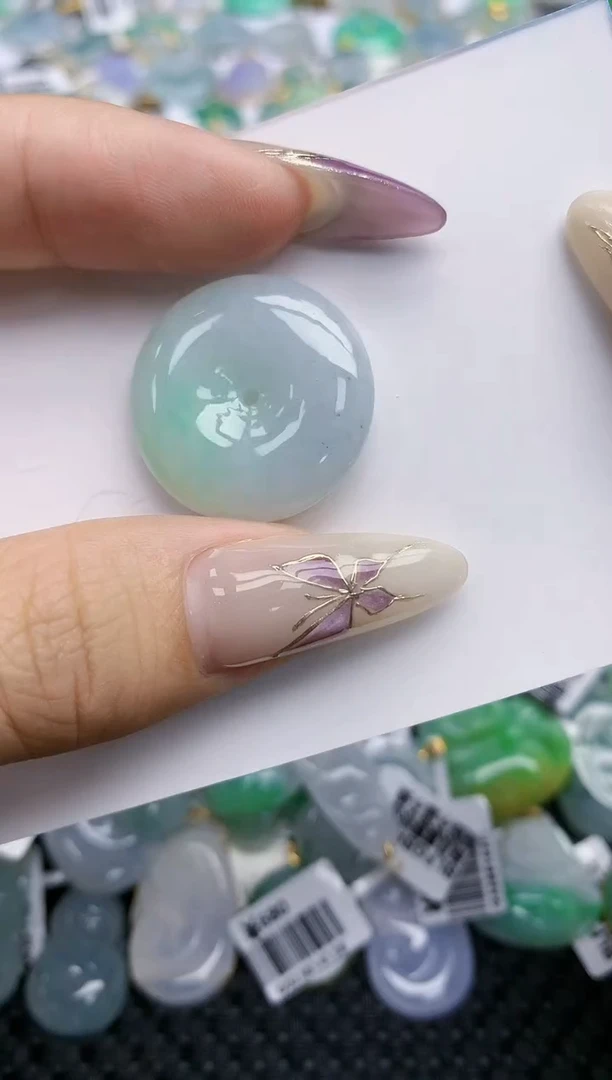 翡翠挂件未镶嵌12   天然翡翠A货