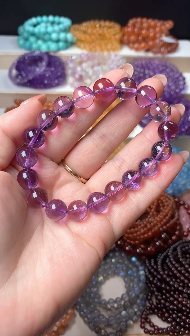 未镶嵌手链紫晶33