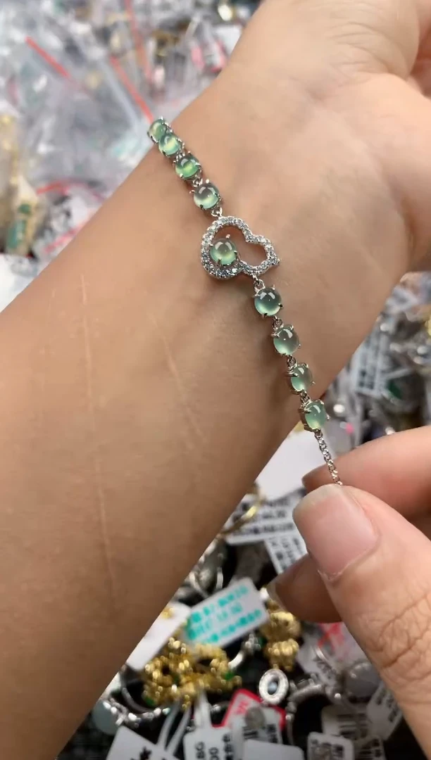 银S925镶嵌戒指翡翠3333----3