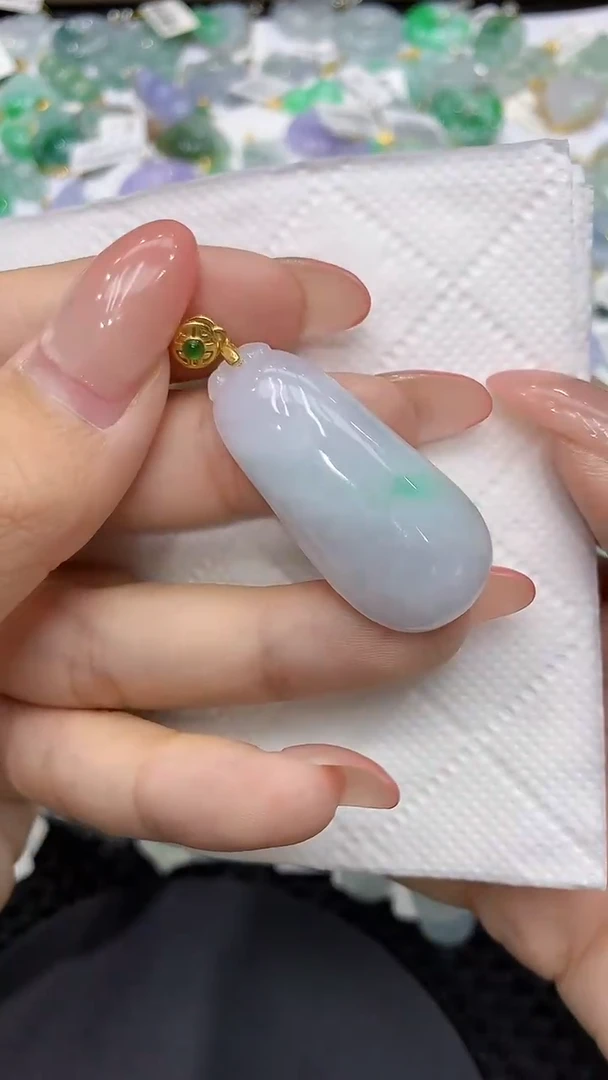 颈饰银S925镶嵌翡翠11111111