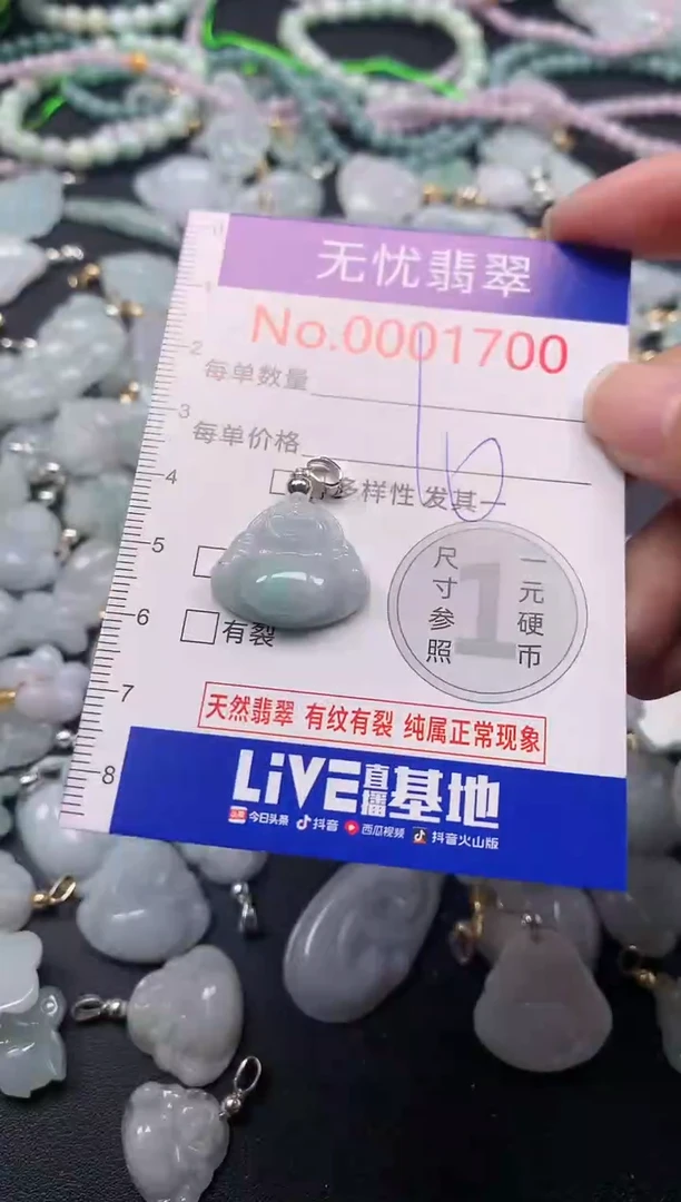 吊坠(不含链)未镶嵌翡翠1700
