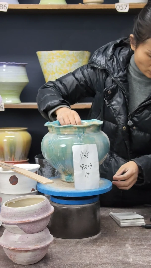 景德镇花盆默认微瑕466