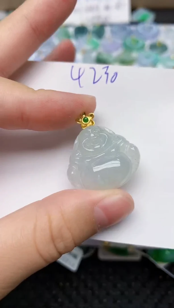 颈饰未镶嵌翡翠 天然缅甸A货翡翠百元以上9元证书费自理