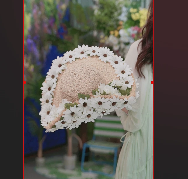 【粉黛高端定制】手工花朵草包手提包编织沙滩度假百搭款233Q081