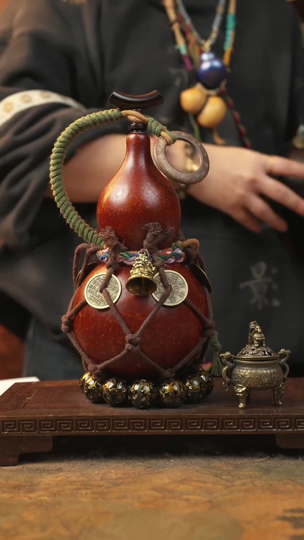 596大漆一物一拍记葫堂出品【不带手串】