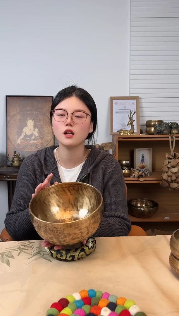 风***?尼泊尔颂钵满月 送全套配件