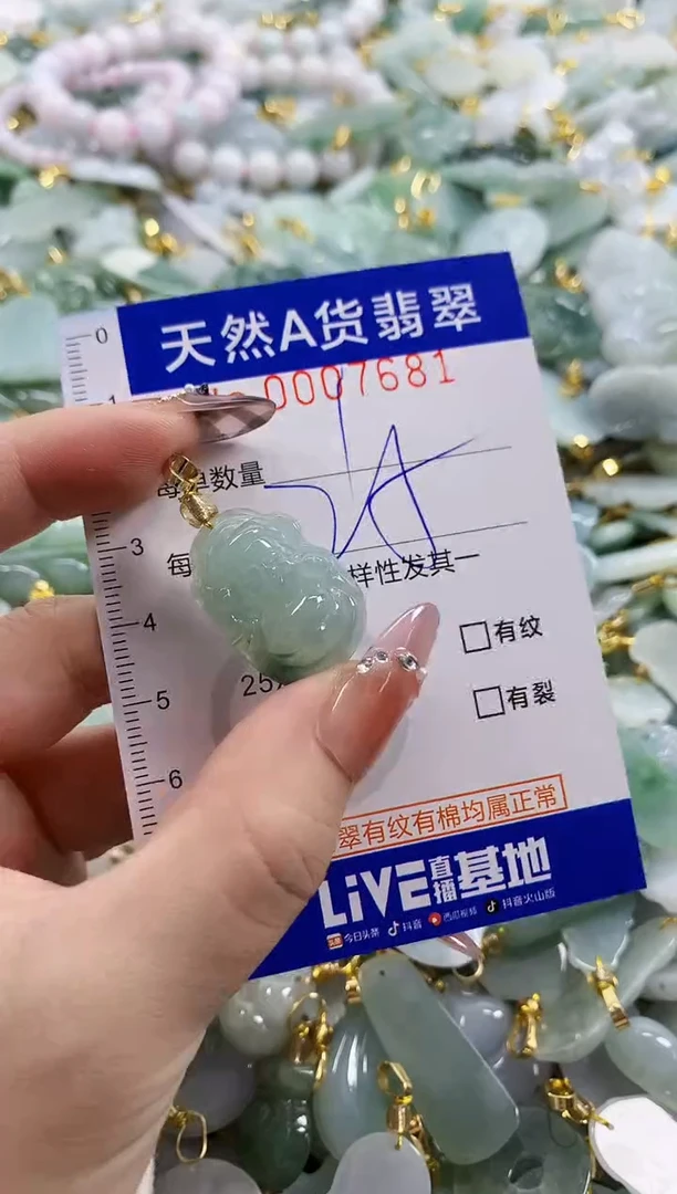 颈饰未镶嵌翡翠天然A货翡翠