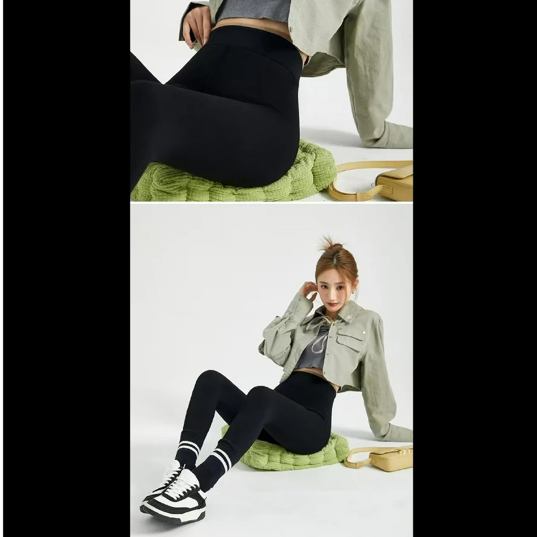 6801女士显瘦外穿小黑裤