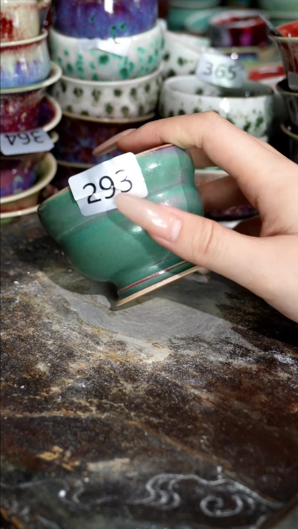 摆件精品窑变钧瓷茶器