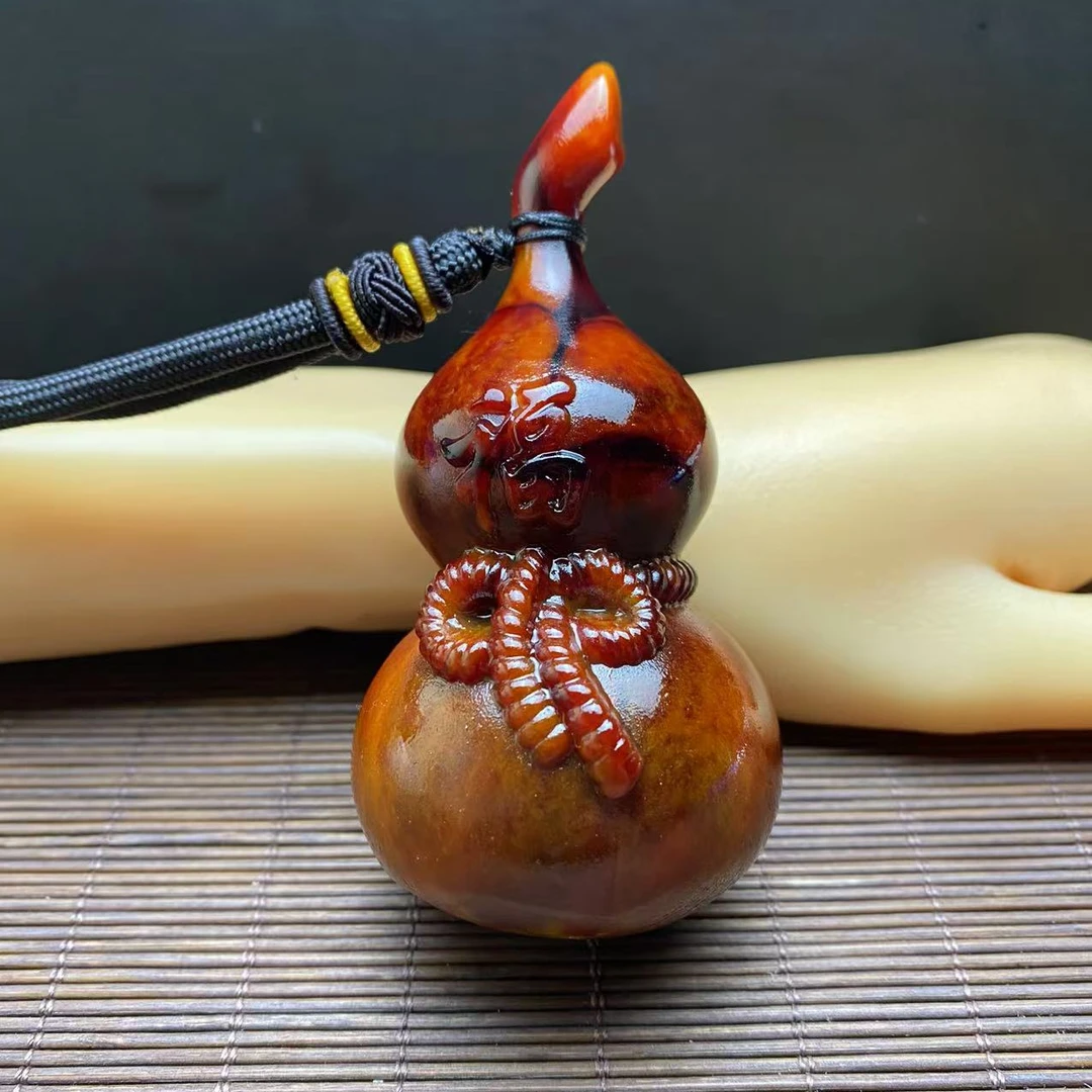10号【粉丝福利】特色手工艺老料葫芦手把件