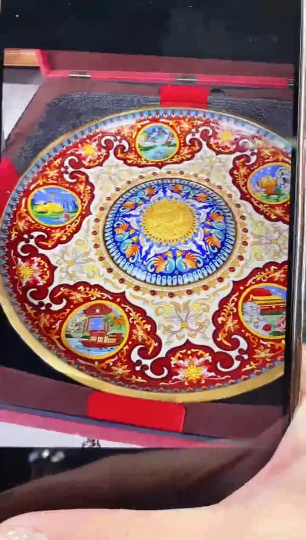 【闪购商品】非遗景泰蓝精品大盘盛世华章