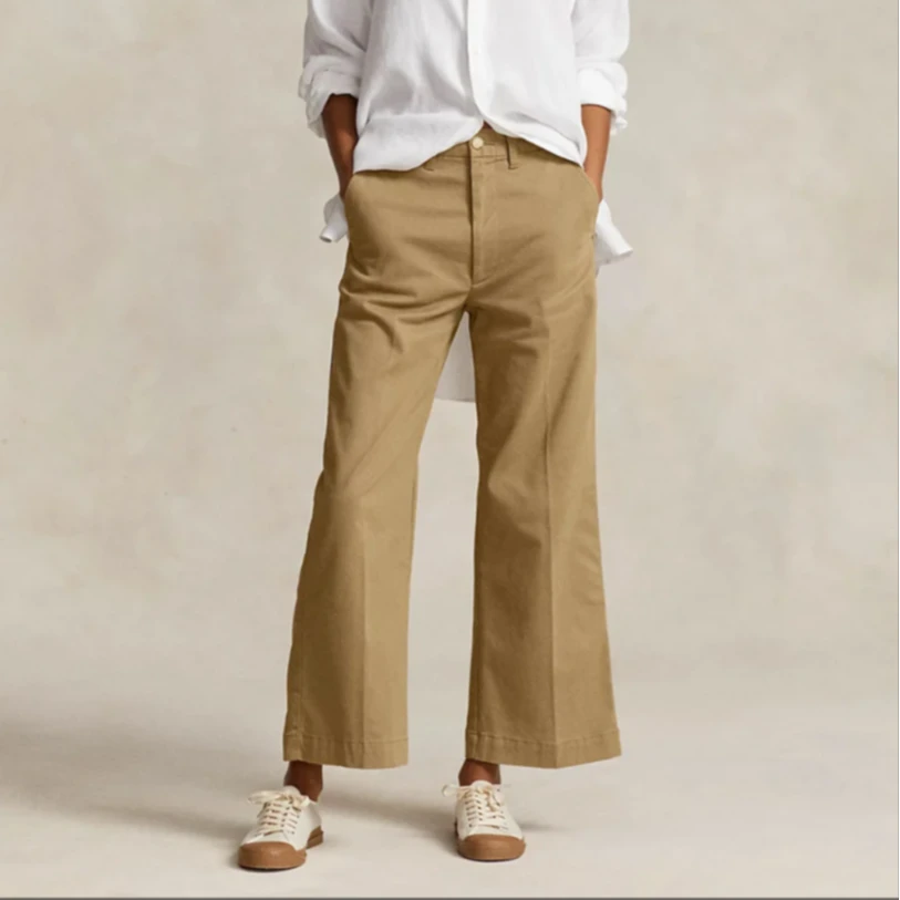 POLO RALPH LAUREN拉夫劳伦高腰九分百搭弹力休闲女裤211873988
