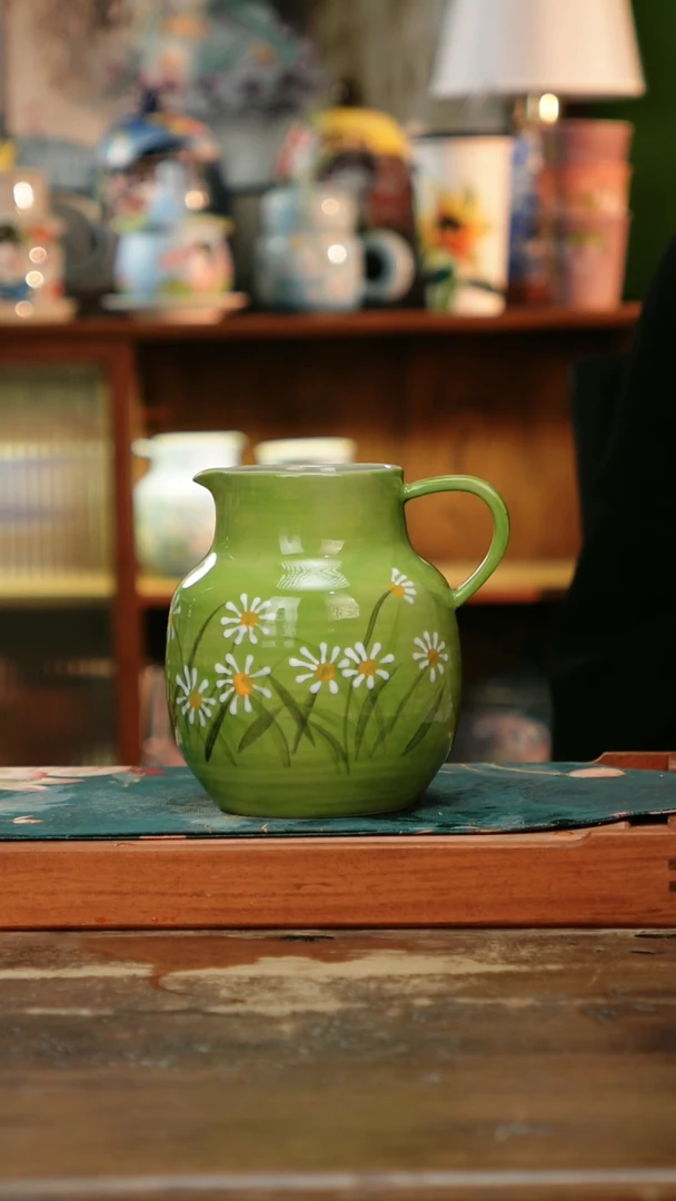 瓷片景德镇纯手工釉下彩精品茶具