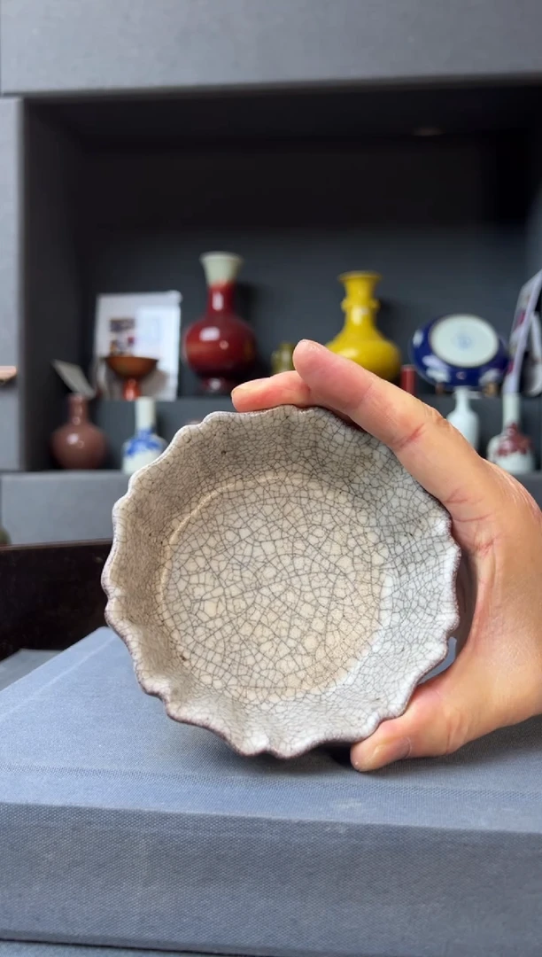 【闪购商品】摆件青釉开片陶瓷摆件