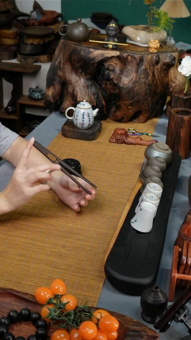 开播福利黑檀茶夹