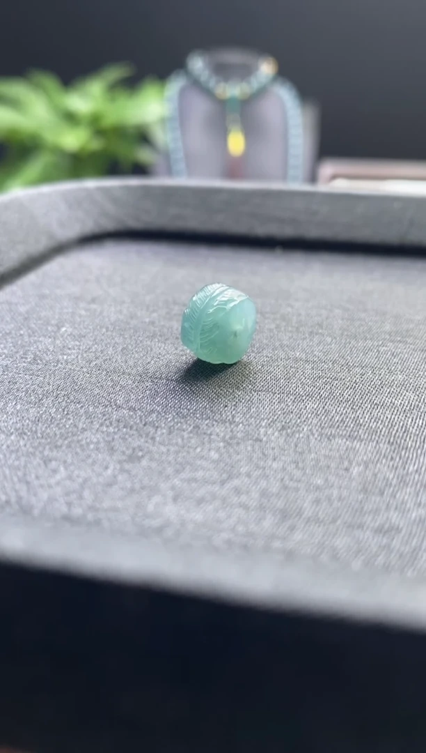 未镶嵌手链翡翠散珠卡10mm左右雕刻珠